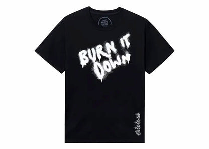 Anti Social Social Club Burn It Down Tee Black
