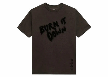 Anti Social Social Club Burn It Down Tee Brown