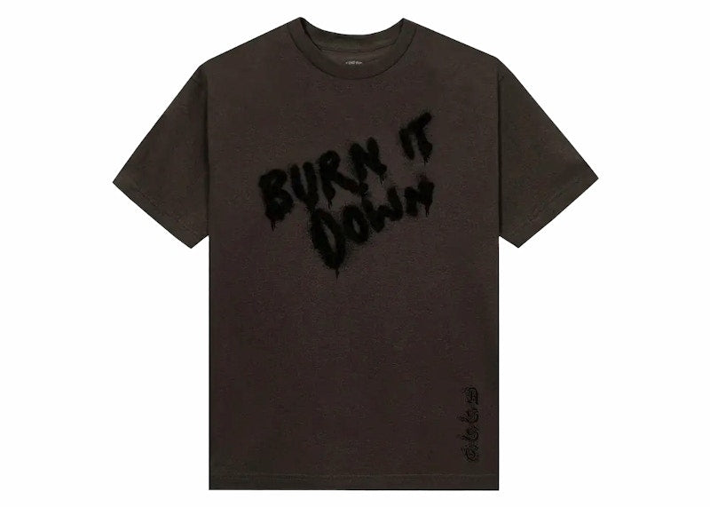 Anti Social Social Club Burn It Down Tee Brown