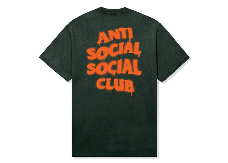 Anti Social Social Club Burn It Down Tee Green