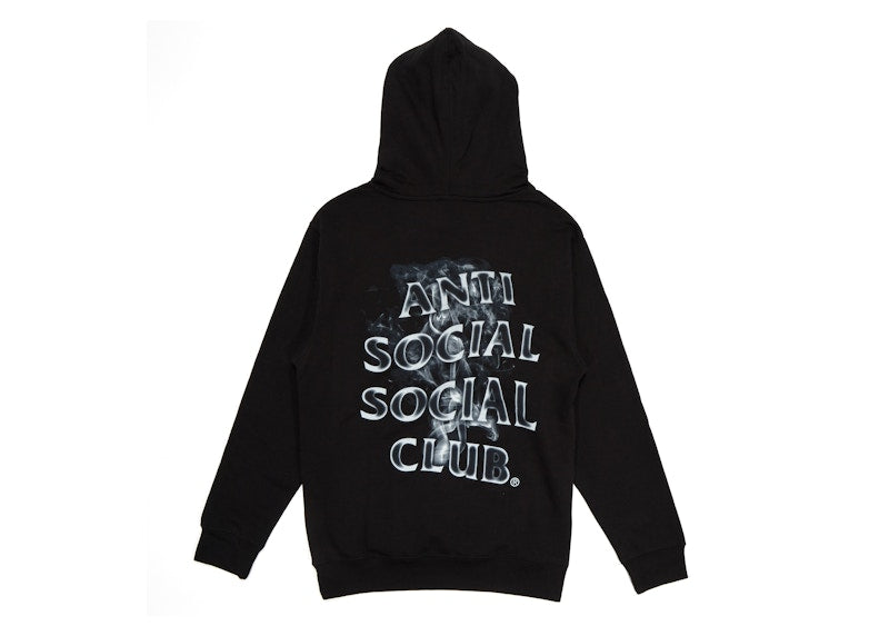 Anti Social Social Club Burnout Hoodie Black