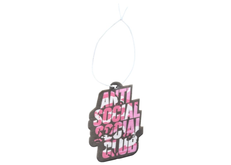 Anti Social Social Club Camo Air Freshner Pink