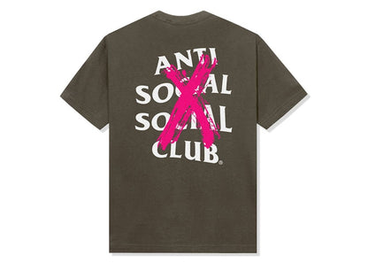 Anti Social Social Club Cancelled F&F Tee Brown