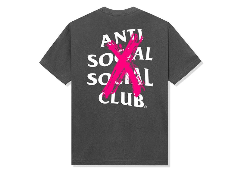 Anti Social Social Club Cancelled F&F Tee Grey