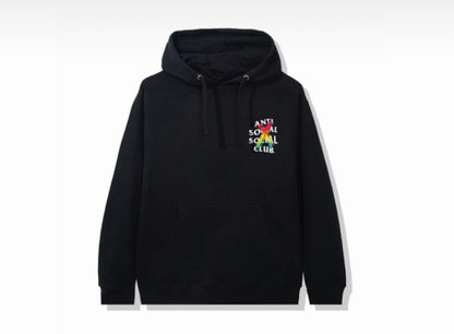 Anti Social Social Club Cancelled Hoodie Black