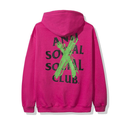 Anti Social Social Club Cancelled Remix Hoodie (FW19) Pink