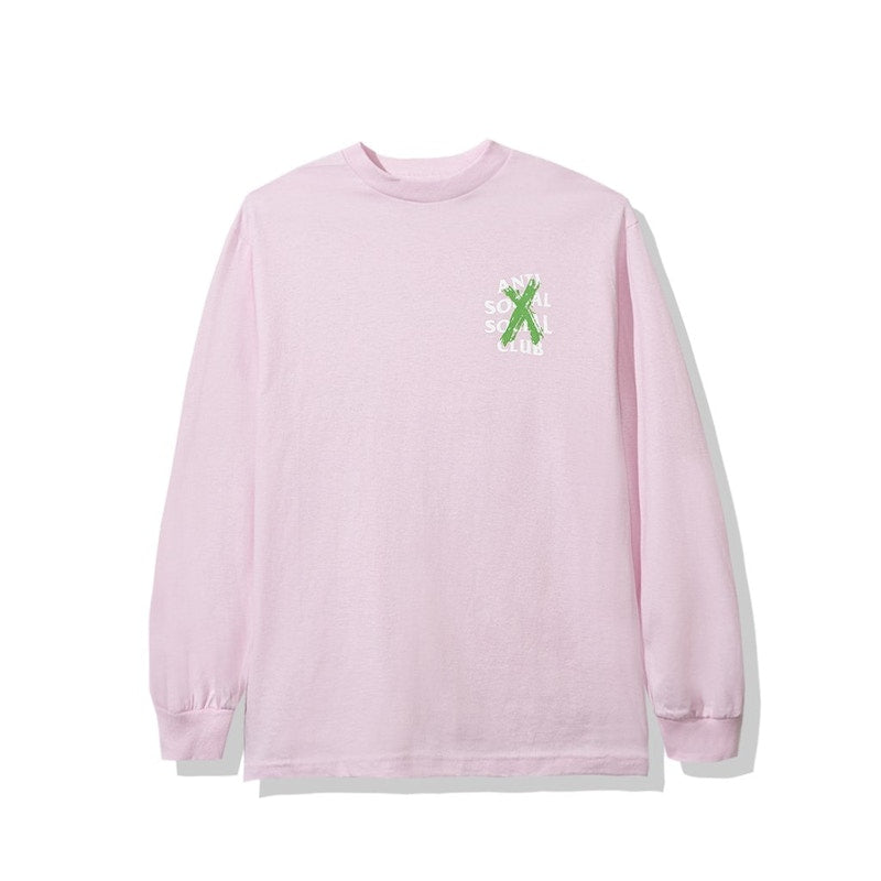 Anti Social Social Club Cancelled Remix Long Sleeve Tee (FW19) Pink