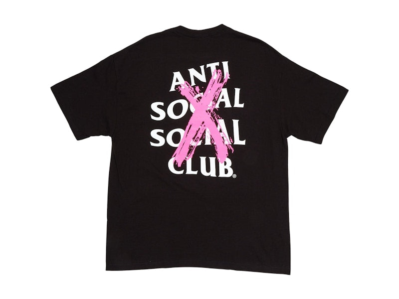 Anti Social Social Club Cancelled T-shirt Black