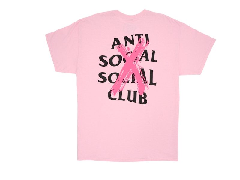 Anti Social Social Club Cancelled T-shirt Pink