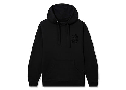 Anti Social Social Club Cancelled Tonal Hoodie Black