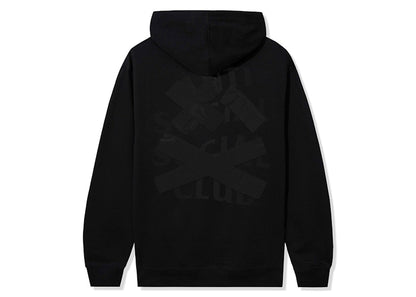 Anti Social Social Club Cancelled Tonal Hoodie Black
