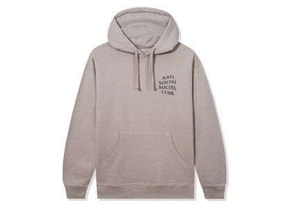 Anti Social Social Club Cancelled Tonal Hoodie Cement