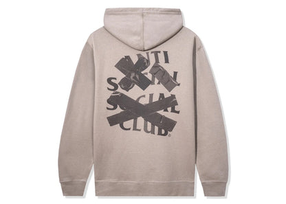 Anti Social Social Club Cancelled Tonal Hoodie Cement