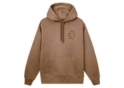 Anti Social Social Club Cancelled Tonal Hoodie Saddle