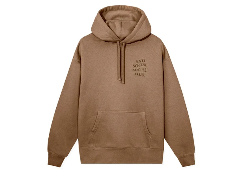 Anti Social Social Club Cancelled Tonal Hoodie Saddle