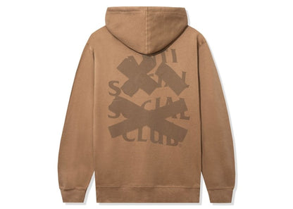 Anti Social Social Club Cancelled Tonal Hoodie Saddle