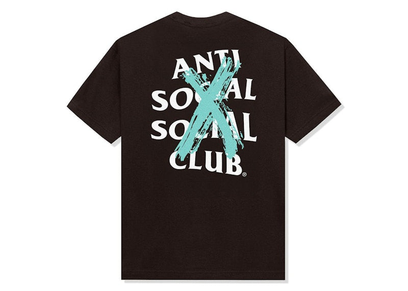 Anti Social Social Club Cancelled VIP Only Drop Tee Brown