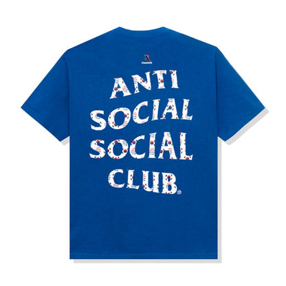 Anti Social Social Club Case Study Flag T-shirt Blue