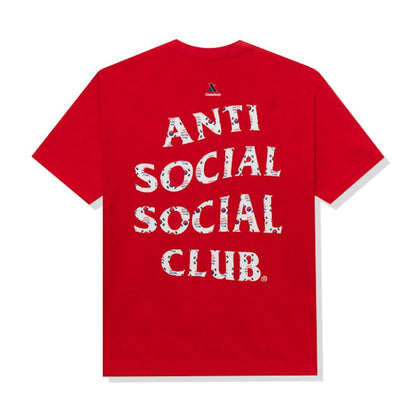 Anti Social Social Club Case Study Flag T-shirt Red