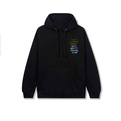 Anti Social Social Club Channel 747 Hoodie Black