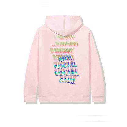 Anti Social Social Club Channel 747 Hoodie Pink