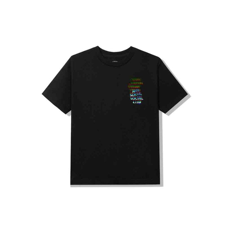 Anti Social Social Club Channel 747 Tee Black