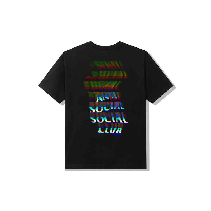 Anti Social Social Club Channel 747 Tee Black