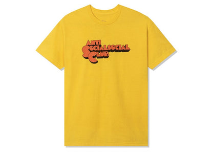 Anti Social Social Club Clamps Daisy Tee Yellow