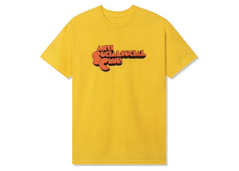 Anti Social Social Club Clamps Daisy Tee Yellow