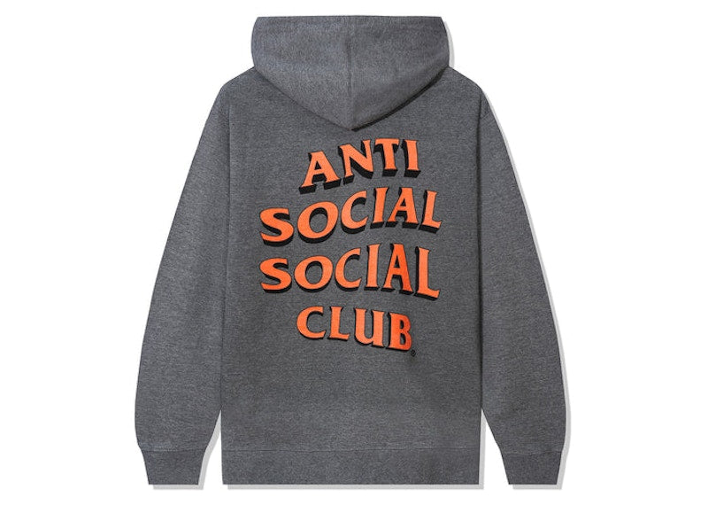 Anti Social Social Club Clamps Gunmetal Hoodie Heather