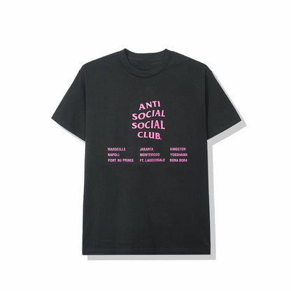 Anti Social Social Club Club Med Tee Black