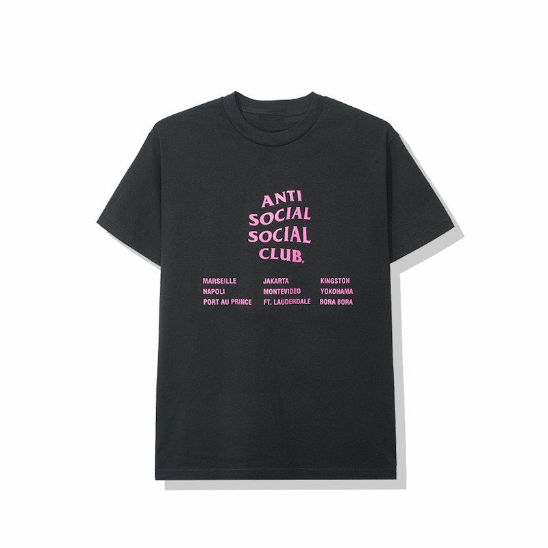 Anti Social Social Club Club Med Tee Black