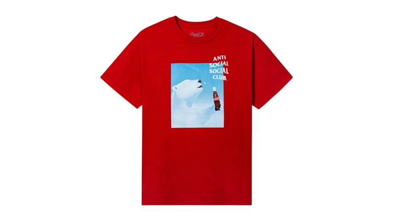 Anti Social Social Club Coca-Cola PB Snowflake Tee Red