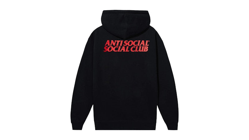 Anti Social Social Club Coca-Cola Santa Social Hoodie Black