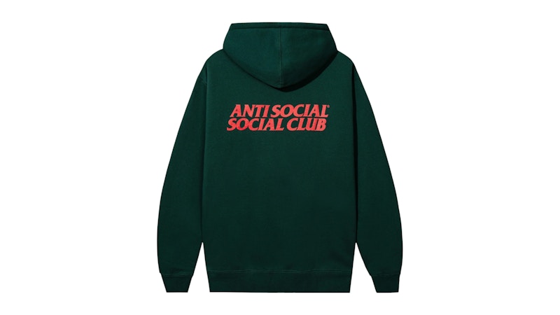 Anti Social Social Club Coca-Cola Santa Social Hoodie Green