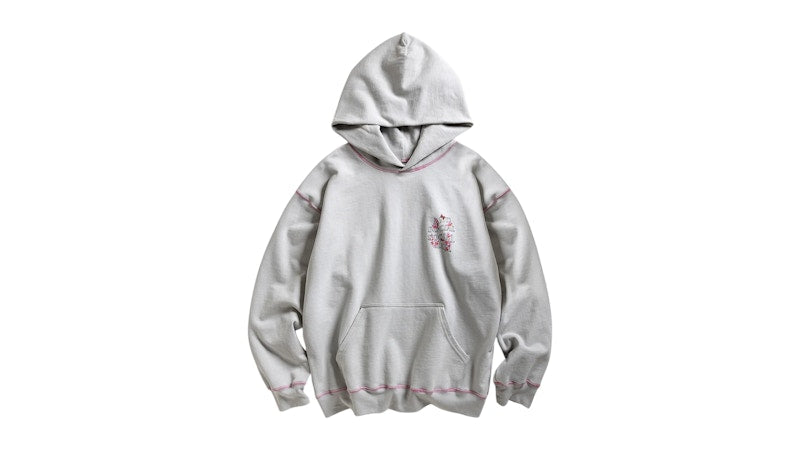Anti Social Social Club Contrast Stitch Hoodie Gray