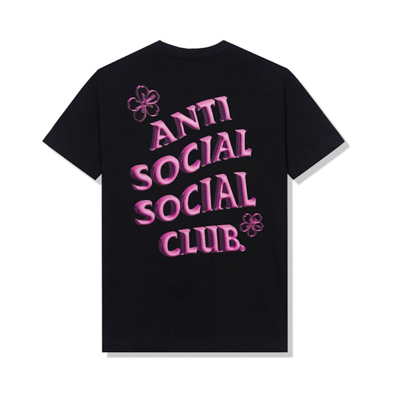 Anti Social Social Club Coral Crush T-shirt Black