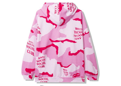 Anti Social Social Club Cotton Candy Hoodie Pink Camo