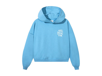 Anti Social Social Club Cozy Oversized Hoodie Blue