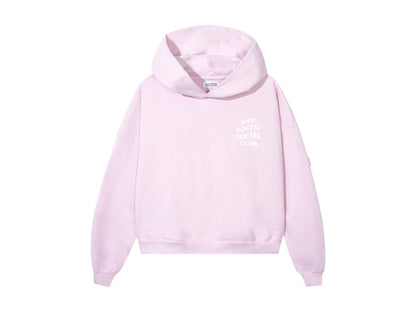 Anti Social Social Club Cozy Oversized Hoodie Pink