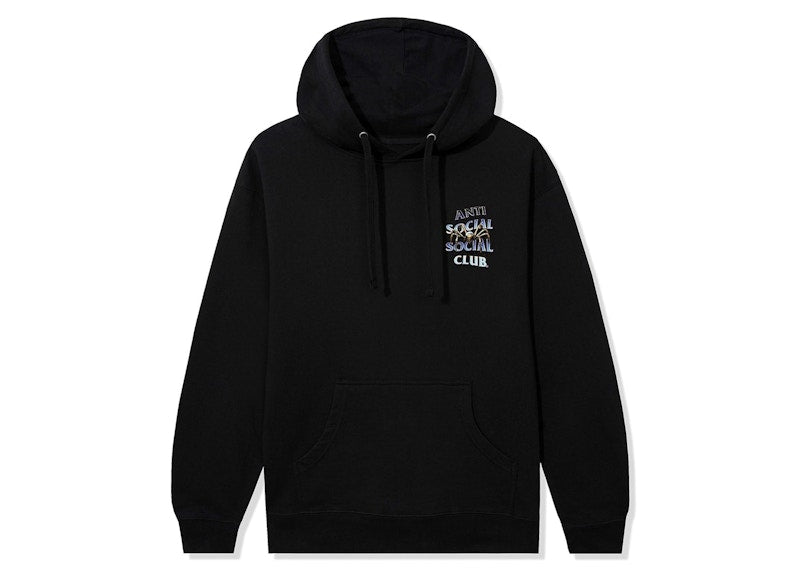 Anti Social Social Club Crawl To Me Heaveyweight Hoodie Black