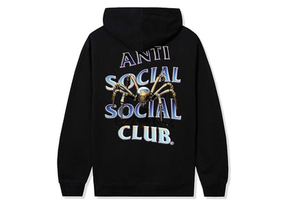 Anti Social Social Club Crawl To Me Heaveyweight Hoodie Black