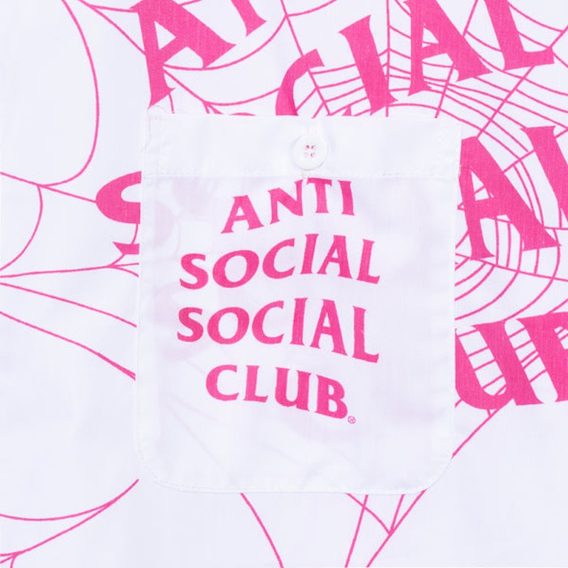 Anti Social Social Club Crawling In The Dark Button Up White