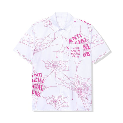 Anti Social Social Club Crawling In The Dark Button Up White