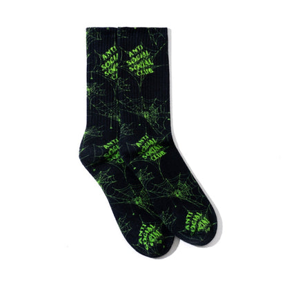 Anti Social Social Club Crawling In The Dark Socks Black