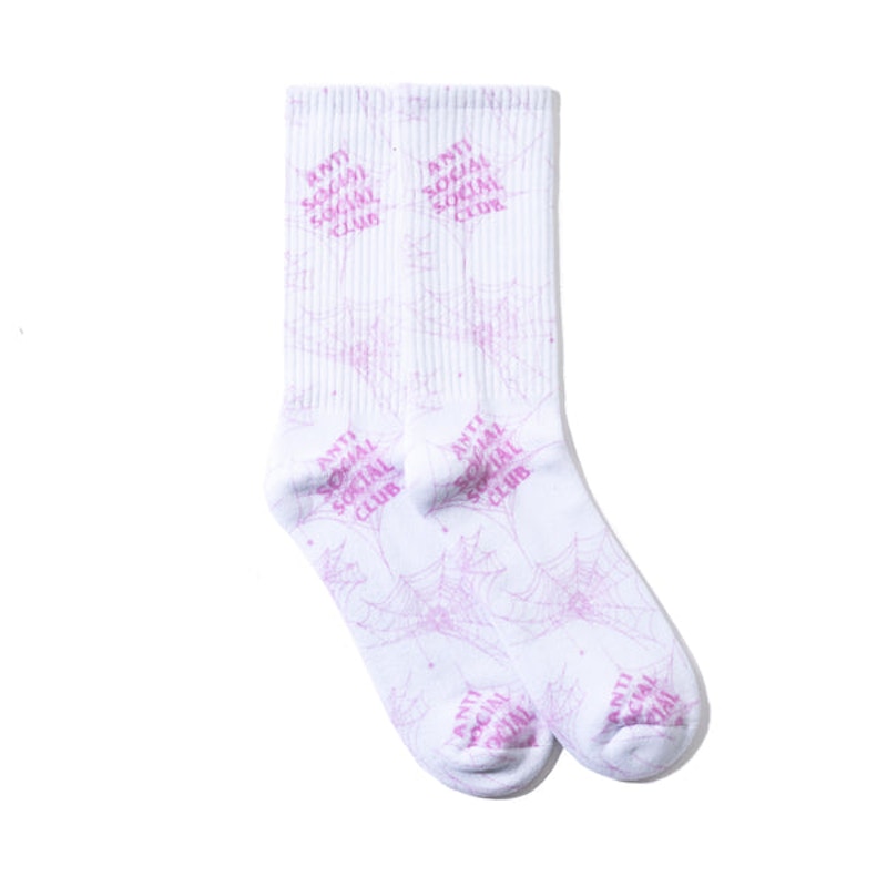 Anti Social Social Club Crawling In The Dark Socks White