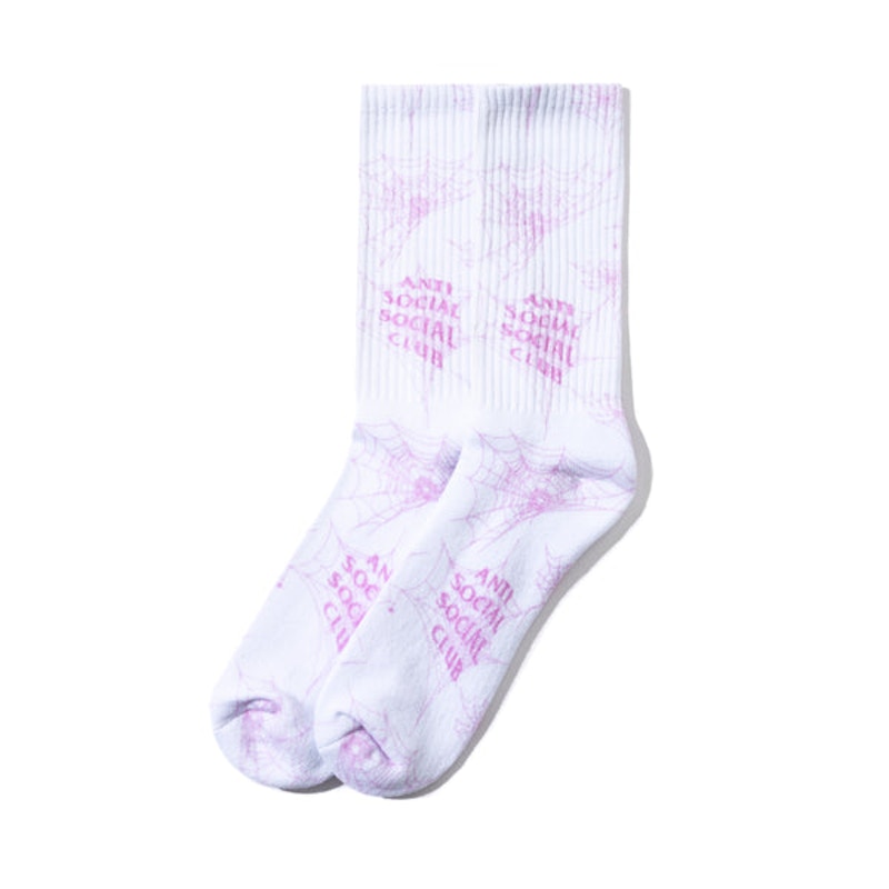 Anti Social Social Club Crawling In The Dark Socks White
