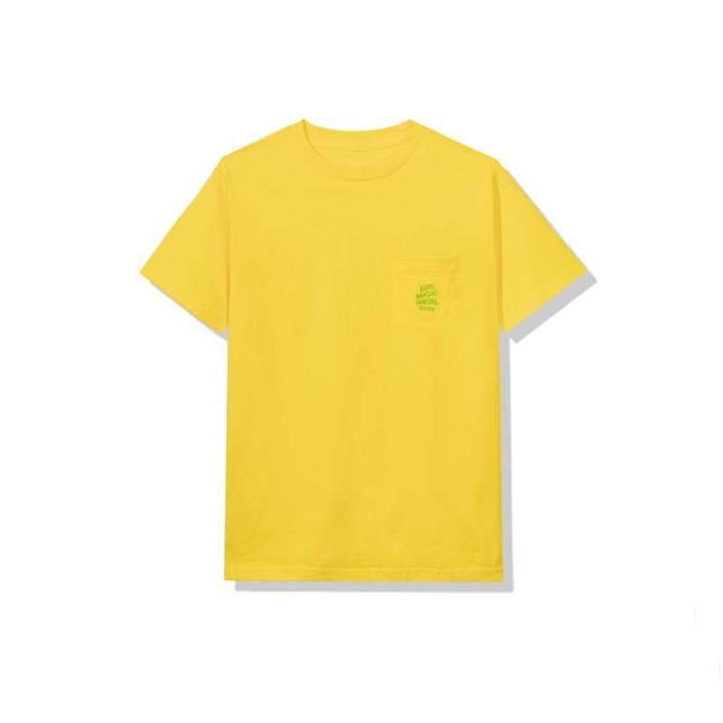 Anti Social Social Club Cross My Heart Tee Yellow