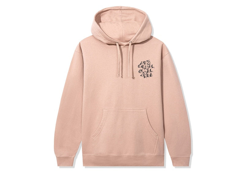 Anti Social Social Club Cry Out Loud Hoodie Dusty Pink