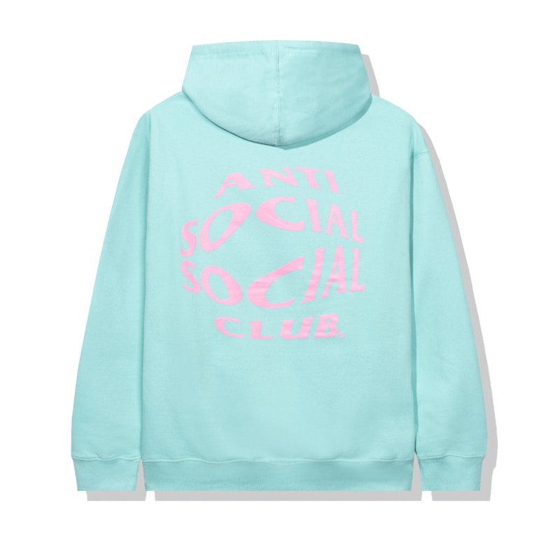 Anti Social Social Club Crystal Clear Hoodie Mint